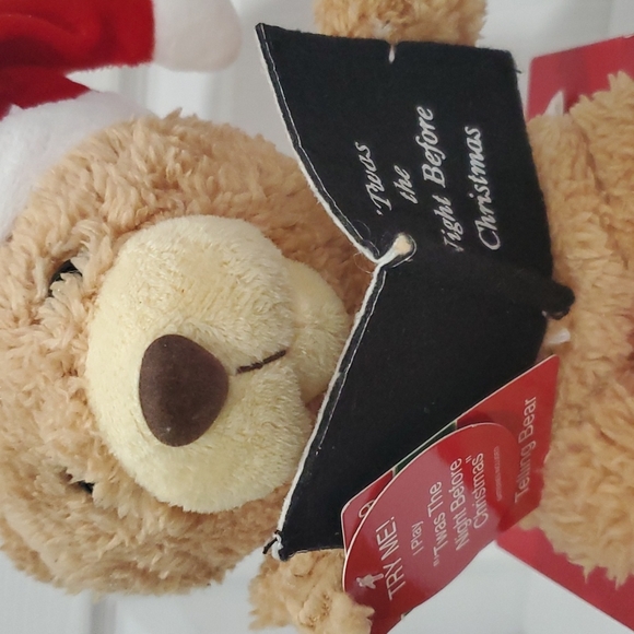 CHRISTMAS BEAR TELLS THE STORY NIGHT BEFORE CHRISTMAS - Picture 6 of 7